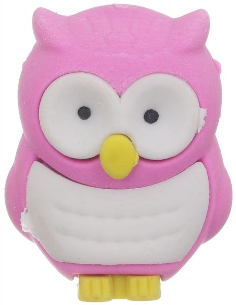 Гумка Сова рожевий