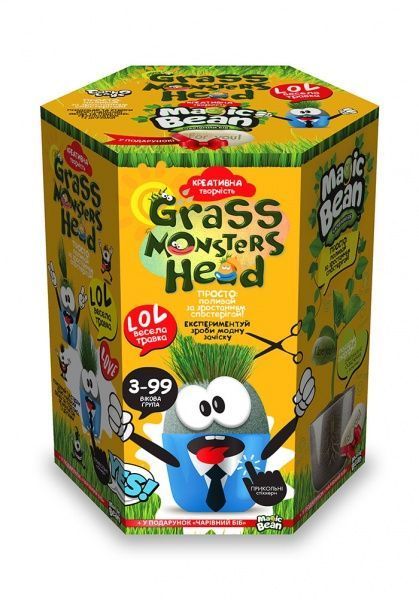 Ігровий набір Danko Toys GRASS MONSTERS HEAD укр. (8) в асортименті