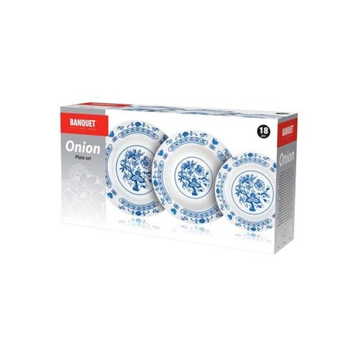 Сервиз столовый на 6 персон Onion 18 предметов Banquet