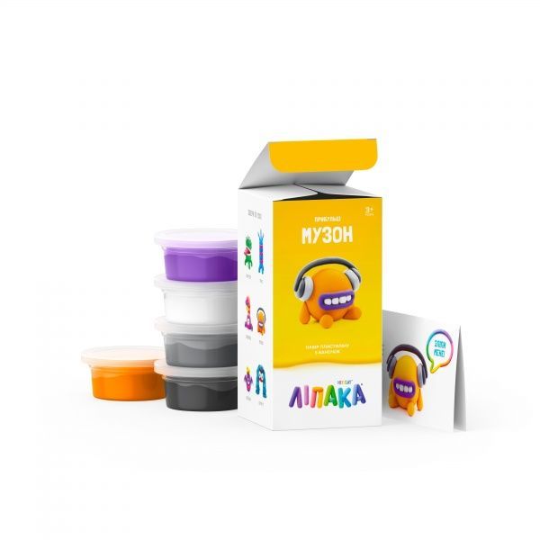 Интерактивный игровой набор Липака Пластилин с приложением Claymate Музон MAE001