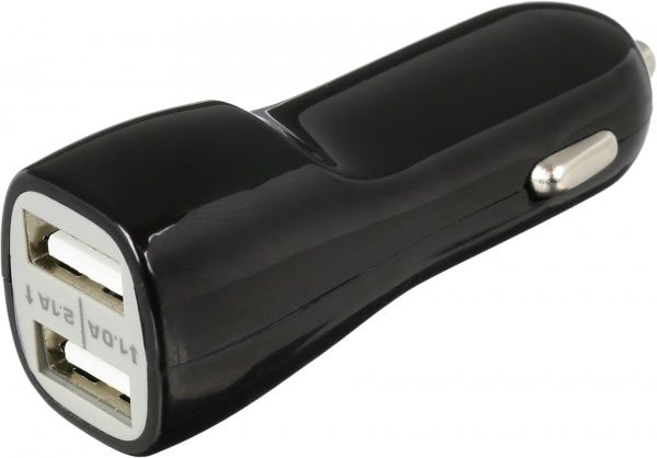 Зарядное устройство — адаптер прикуривателя-USB Auto Welle AW06-14B2x5V/2100/1000 mA 