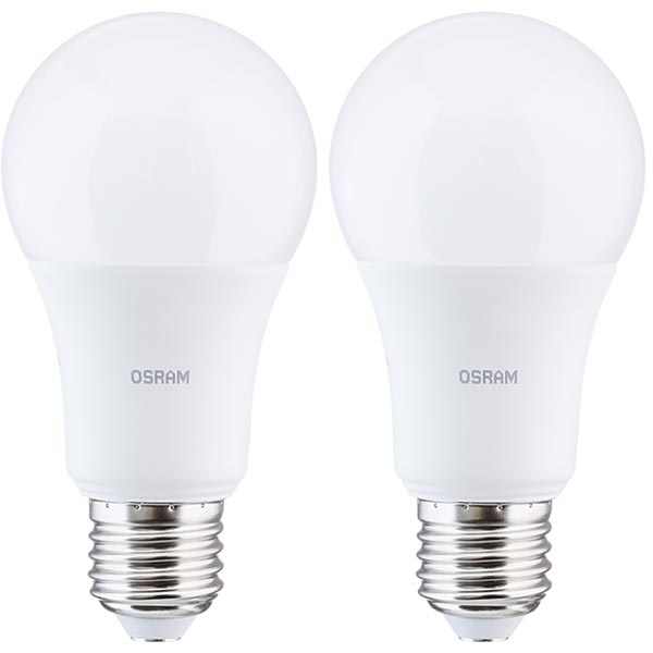 Лампа LED Osram Classic A 10.5 Вт E27 4000K 2 шт