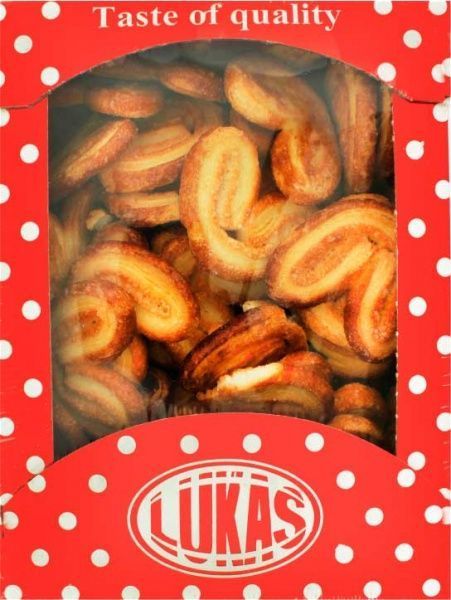 Печенье Лукас слоеное Ушки 350 г (4823054601599) 