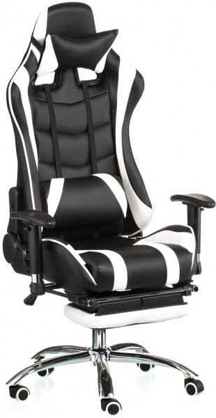 Кресло Special4You ExtremeRace E4732 черно-белый 