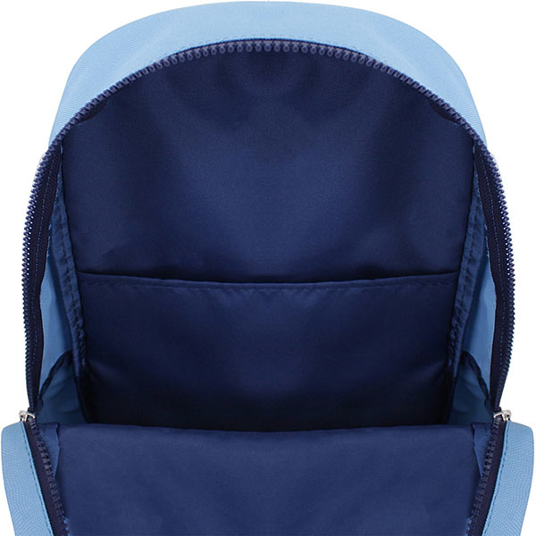 Рюкзак молодежный Bagland Amber голубой/черный (10466)