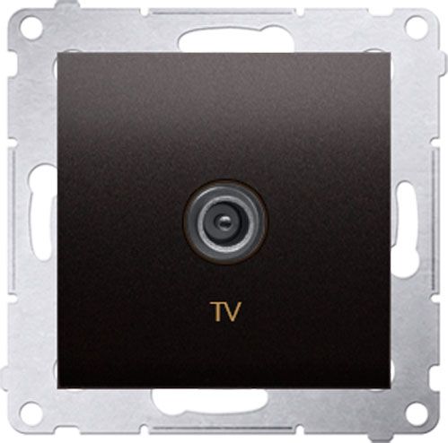 Розетка TV Simon Premium антрацит DAK1.01/48