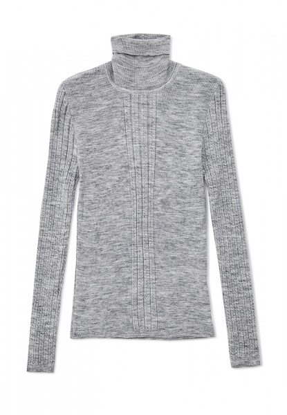 Гольф для девочки ART KNIT Pretty р.164 светло-серый 