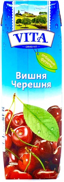 Нектар Vita вишнево-черешневый 1л 
