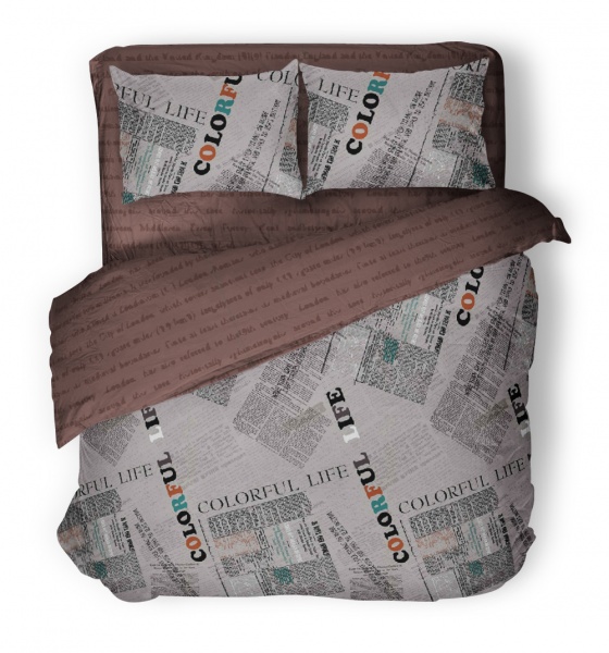 Комплект постільної білизни Colorful Life 2 різнокольоровий UP! (Underprice) 