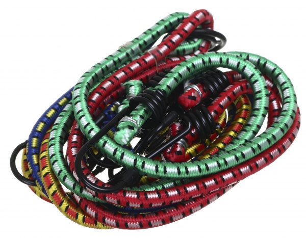 Шнур гумовий багажний Spider з гаками 8х800 мм 4 шт для кріплення багажу