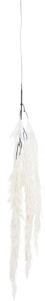 Веточка декоративная верба 92 см белый