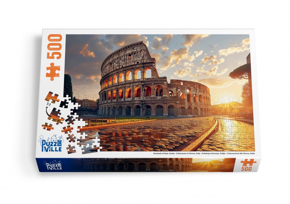 Пазл PUZZLEVILLE «Колизей в Риме», Италия 500 элементов PZL500_4