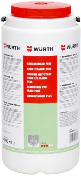Средство для чистки рук WURTH 089390001 350мл