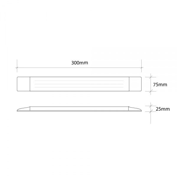 Світильник лінійний Светкомплект LF-AL 03 LED 10 Вт 4500 К білий 