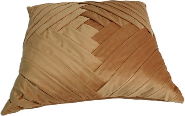 Подушка декоративная Страйп 45x45 см горчичный La Nuit 