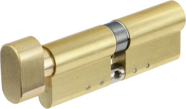 Циліндр Abus KD15 45x45 ключ-вороток 90 мм матова латунь