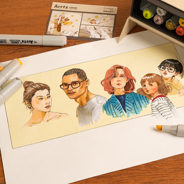 Набір маркерів Arrtx Oros ASM-03-ACS1-01 12 кольорів LC302611 