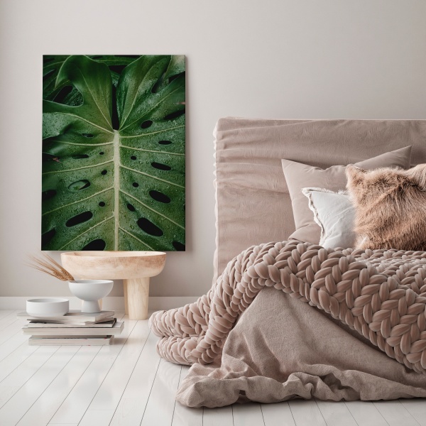 Картина на холсте Зеленые листья 50x70 см WS Holst 14082220,8 