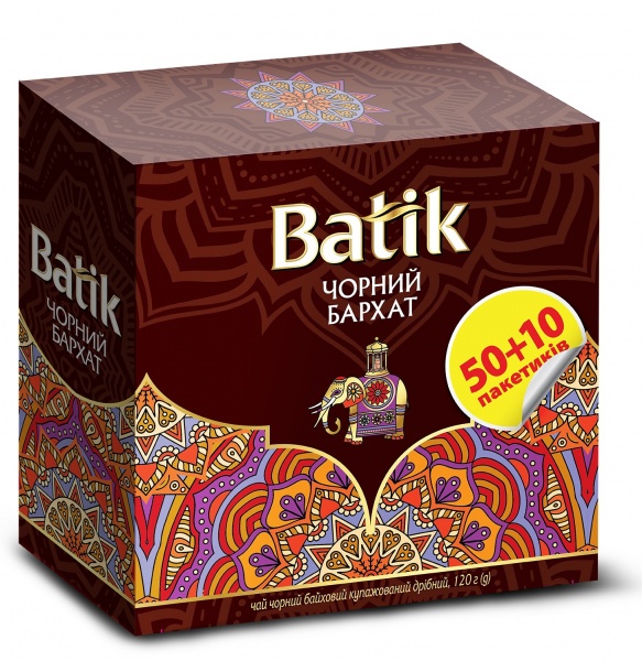 Чай черный Batik 60 шт. 120 г 