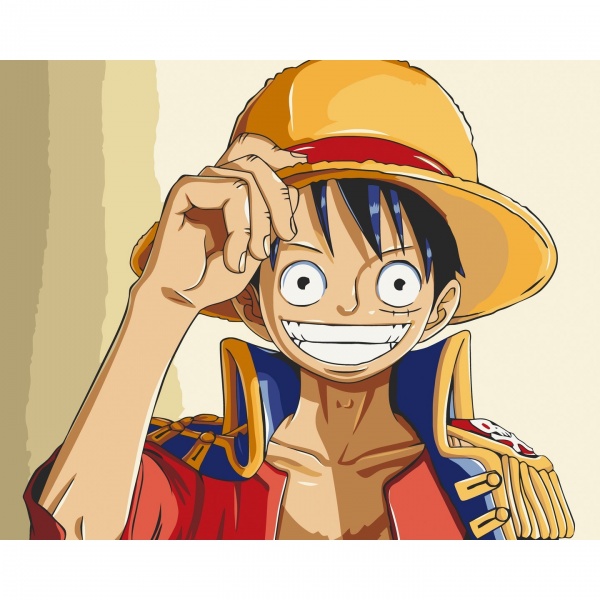 Набір для творчості Луффі Солом'яний Капелюх 40х50 см ART CRAFT 