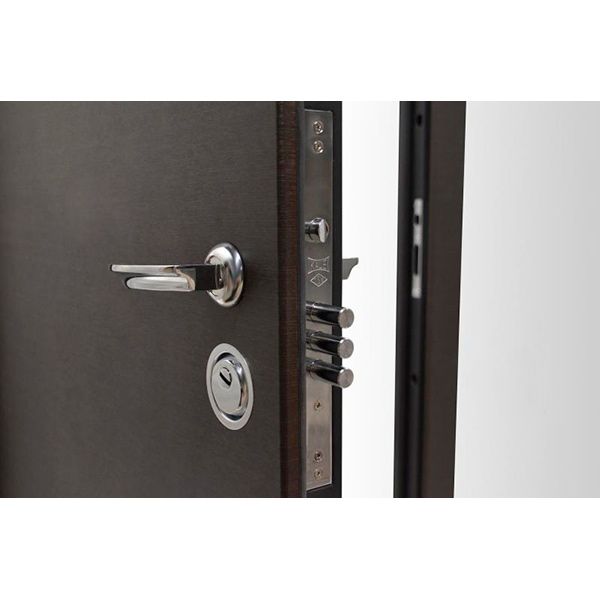 Двері вхідні Міністерство дверей КС Мікс+ венге / білий 2050х860мм праві