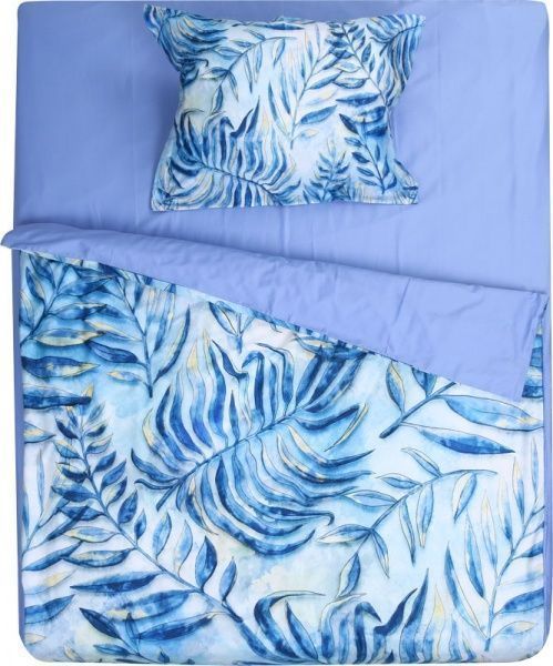 Комплект постільної білизни Exclusive Blue 1.5 блакитний La Nuit 