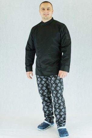 Штаны для повара Lux-Form Черепа р. 54 черный