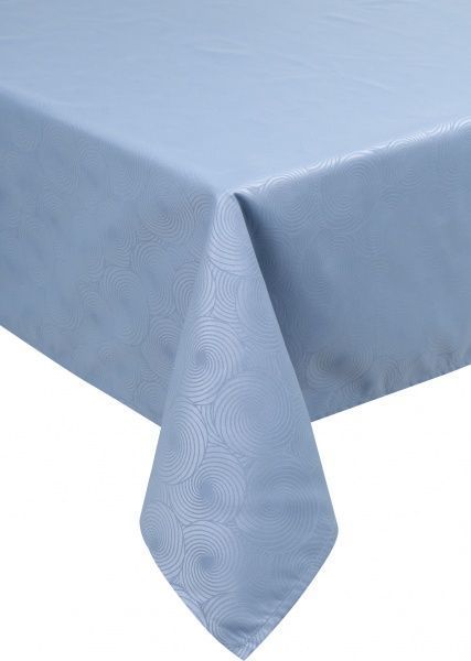 Скатерть Журавинка Круги джинс 150x200 см голубой La Nuit 