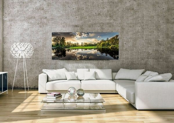 Картина на склі Природа 125x50 см Styler 