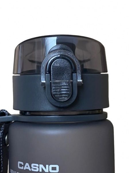 Пляшка для води 560 мл Casno сірий KXN-1115_Grey