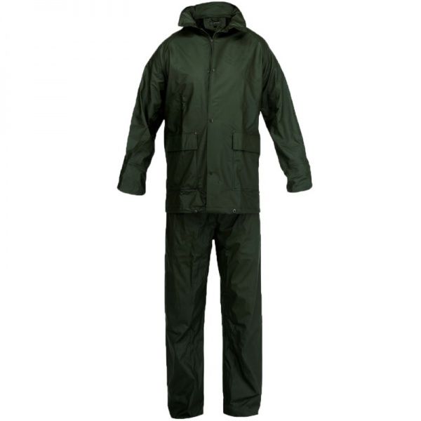 Дождевик КОМПЛЕКТ ПУ/ПВХ ЗЕЛЕНЫЙ Р.XXL