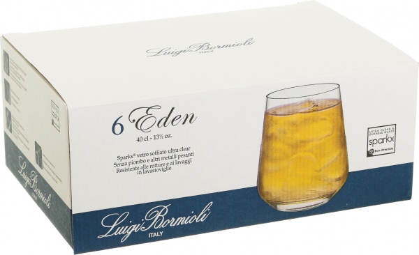 Набор стаканов низких Eden PM388 400 мл 6 шт. Luigi Bormioli 