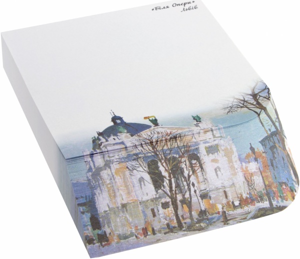 3D-блок для нотаток Біля опери. Львів