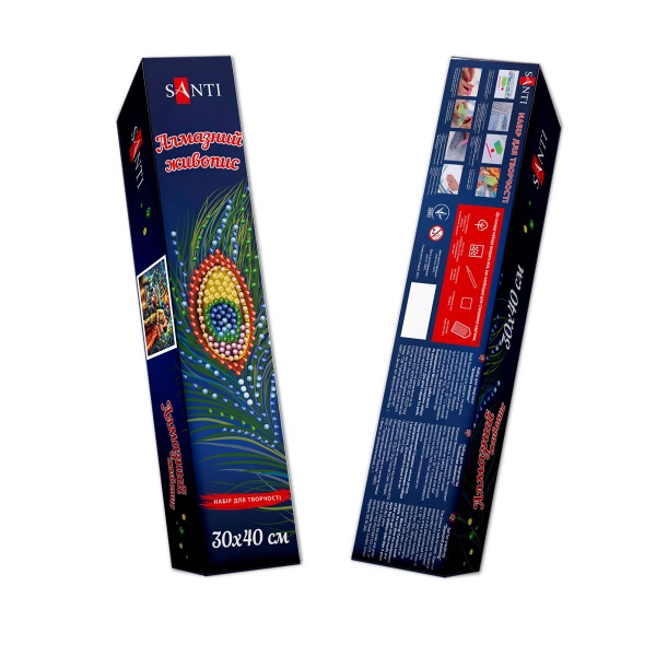 Картина стразами Романтический поцелуй 30x40 см 954069 Santi 