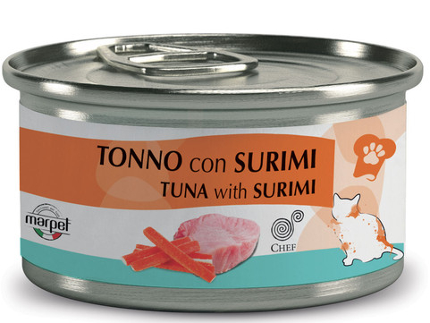 Консерва для котов всех пород Marpet Филе тунца и сурими