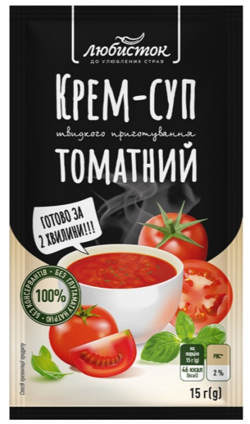 Суп-пюре Любисток томатный 15 г 
