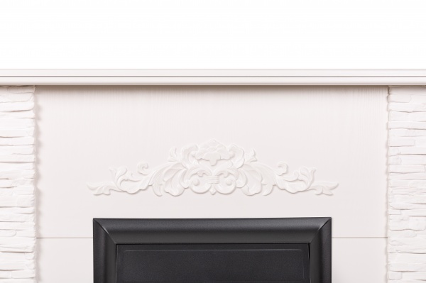 Камінокомплект ASTRA FLAME Ларнака white + INVER BLACK