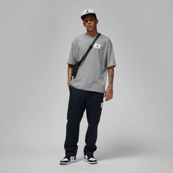 Футболка Nike M J FLT ESS OVRSZ SS CREW DZ7313-091 р.3XL сірий