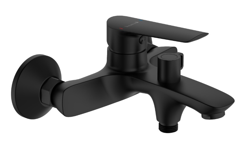 Змішувач для ванни Imprese BLANICE, чорний матовий