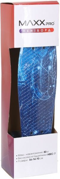 Скейтборд MaxxPro WX-207P6 ABEC-7 різнокольоровий