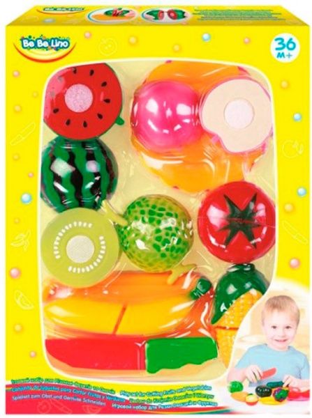 Ігровий набір Bebelino для різання фруктів та овочів 58080