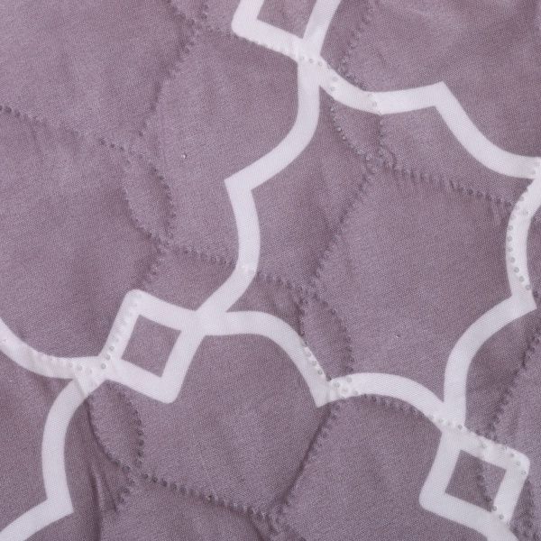 Покрывало декоративное Узор 145x210 см UP! (Underprice) фиолетовый 