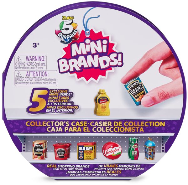 Игровой набор Zuru Mini Brands Supermarket Коллекционный дисплей с 5 фигурками 