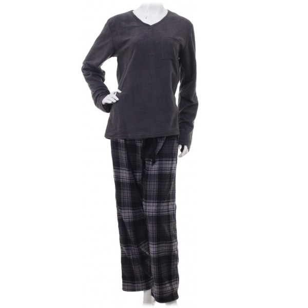 Костюм домашній чоловічий La Nuit Basic Check р. M сірий 