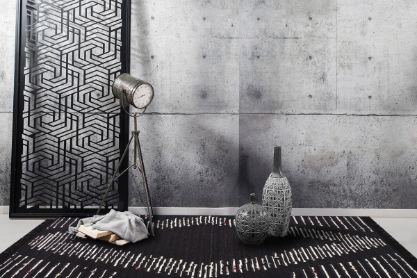 Ковер Ekohali Arya AR 09 Black 120x180 см двусторонний 