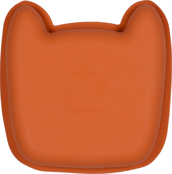 Тарілка Tryco леопард силікон сієна TR-392816