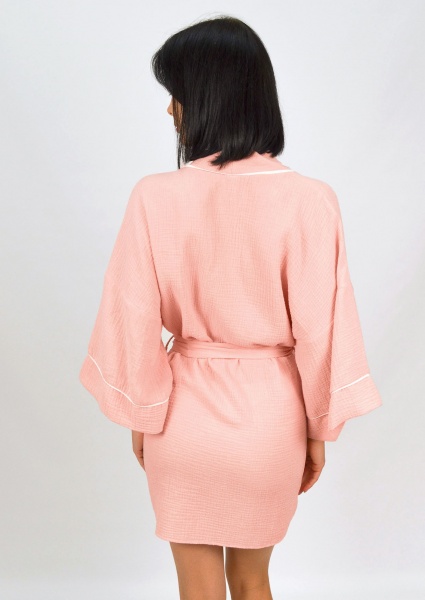 Халат жіночий Roksana Muslin 1164/11012 р. 54 рожевий