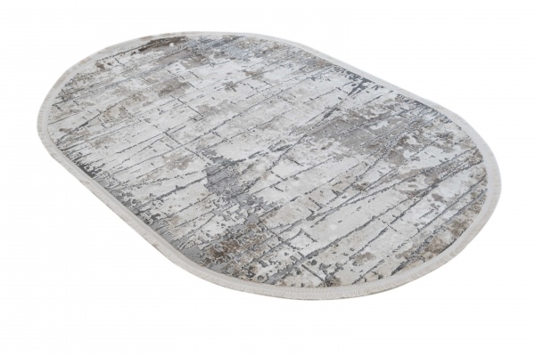 Килим Karmen Carpet GALYA PLUS S3802A GREY/GREY 80x150 см O 