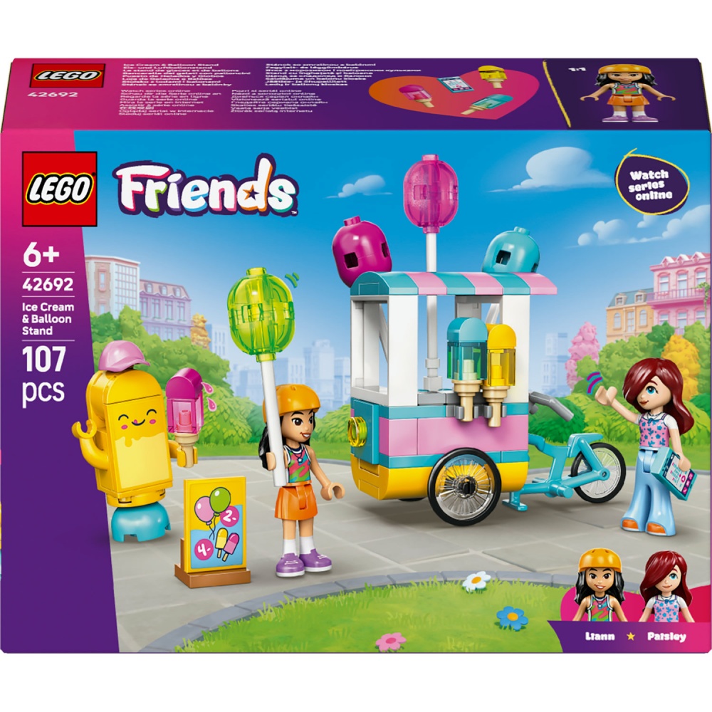 Конструктор LEGO Friends Ятки с мороженым и воздушными шариками 42692