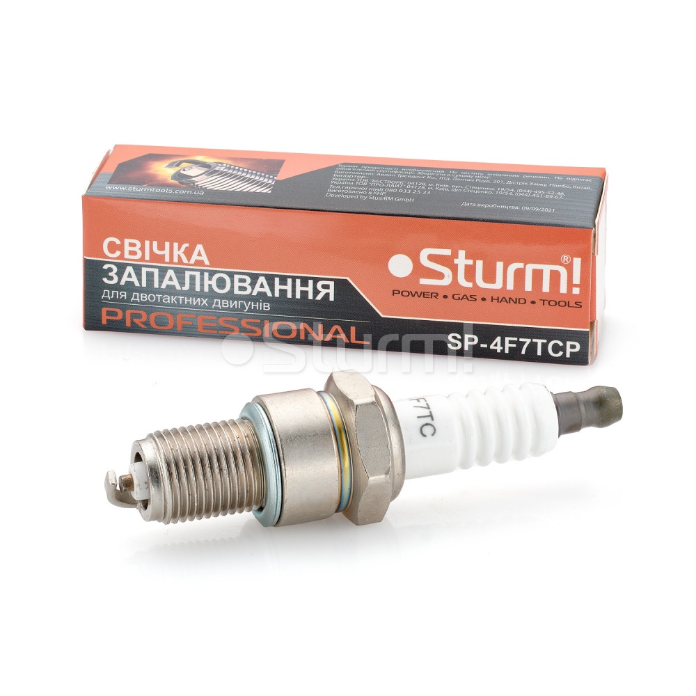 Свеча зажигания Sturm для четырехтактных двигателей SP-4F7TCP